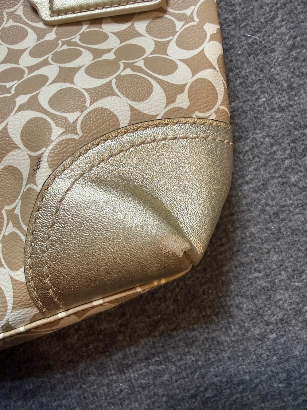 Coach Chelsea Heritage Stripe Signature Tote Bag - Picture 10 of 13